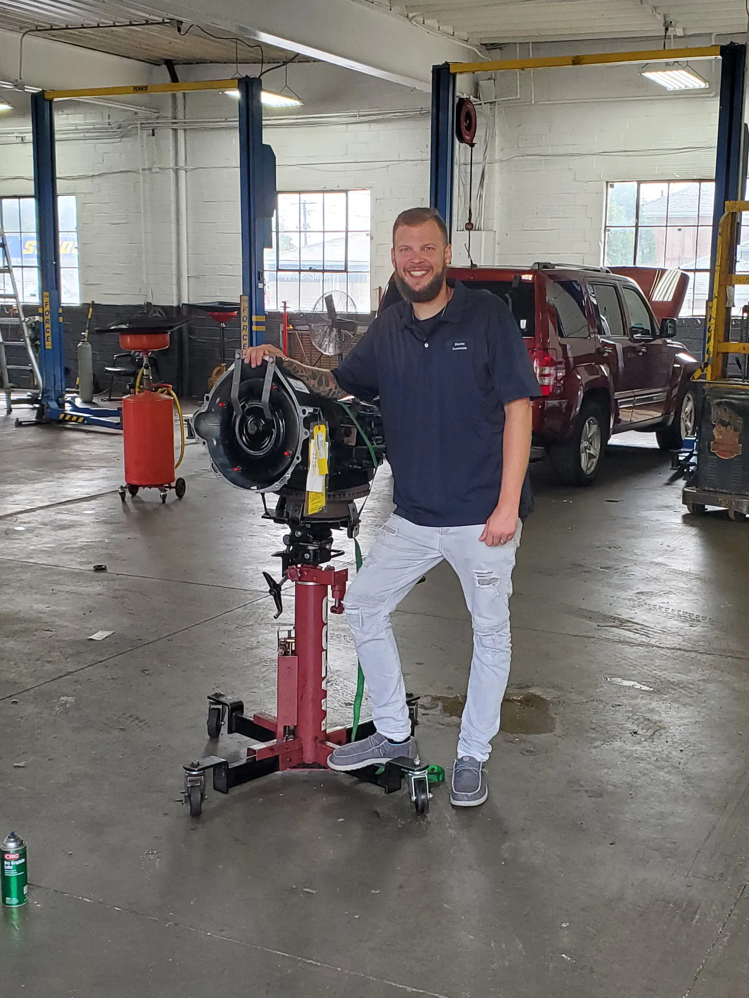 Transmission work in progress